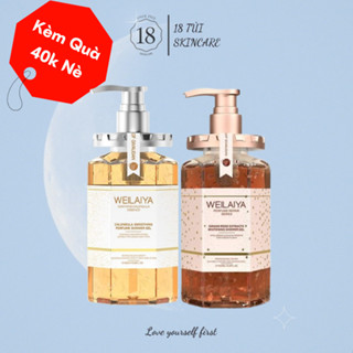 Sữa Tắm Trắng Da Weilaiya Cánh Hoa Lưu Hương Thơm Lâu Toàn Thân 450ML