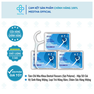  Combo 3 Hộp Tăm Chỉ Nha Khoa Dental Flossers - Chỉ Nha Khoa Chăm Sóc Răng Miệng Vệ Sinh Răng Miệng 