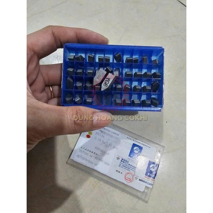 10 viên YG6 6li, 8li Hợp Kim Hàn, chip tiện hàn