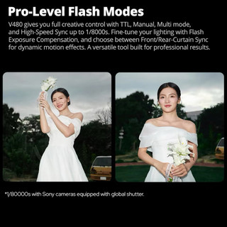 TA Camera: Đèn Flash Godox V480, Mới 100%