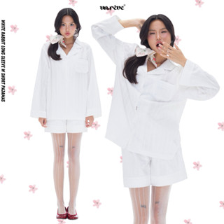  UNRÊVE SNOWBALL Bộ Đồ Ngủ Cộc Set Đồ Mặc Nhà Nữ Cao Cấp Pijama Cotton Pajamas 