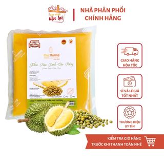  Nhân Đậu Xanh Sầu Riêng Phú Thương 1 Kg – Dùng Làm Bánh Ngọt Bánh Trung Thu 