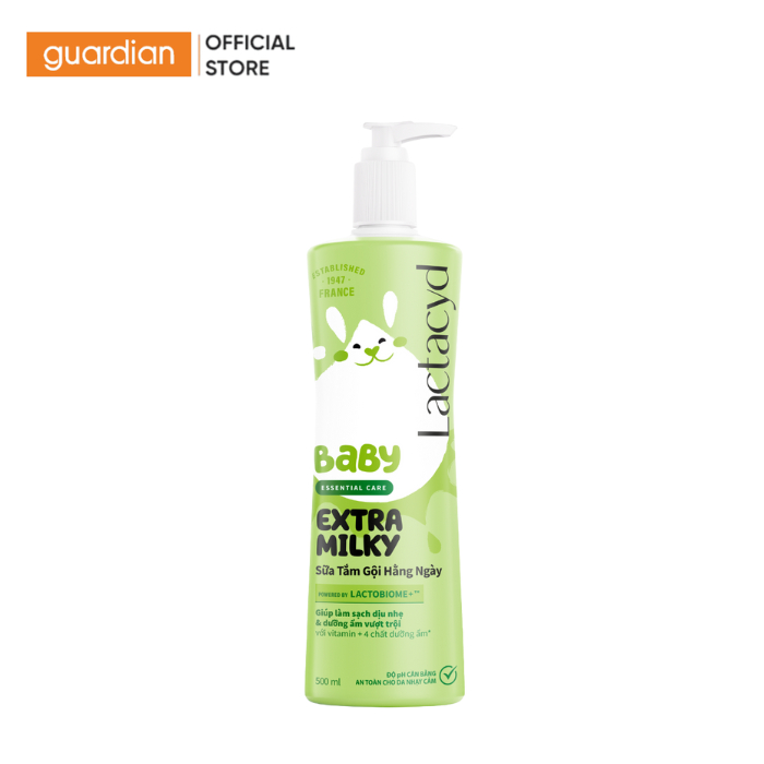 Sữa Tắm Gội Trẻ Em Milky Lactacyd 500ml