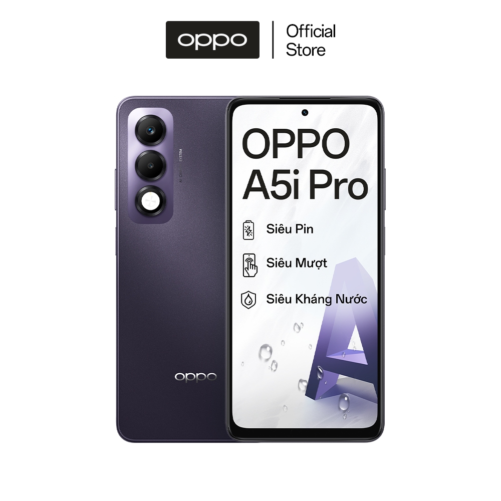 Điện thoại OPPO A5i Pro 8GB/128GB | NFC | Pin 6000mAh - Hàng chính hãng - Khang Nhung Mobile | BigBuy360 - bigbuy360.vn