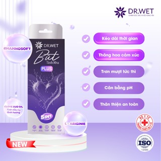  Bút Tình Yêu Plus Dr.Wet bôi trơn gốc nước hỗ trợ kéo dài thời gian gia tăng xúc cảm hệ gel an toàn cho phụ nữ 