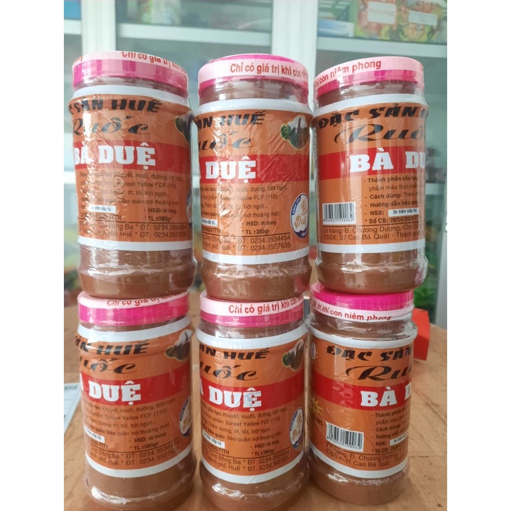 Sỉ 10 hũ mắm ruốc Bà Duệ