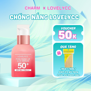  Tinh chất Chống Nắng Nâng Tone Lovelycc Pink Tone Up Sun Serum 30ml 