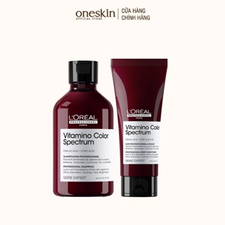  Combo Gội Xả L'Oréal Vitamino Color Spectrum 300ml+200ml – Khóa Màu Nhuộm 5 Tác Động Bảo Vệ & Giữ Màu Tóc 