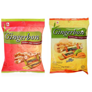 Kẹo gừng dẻo gingerbon gói 125g/ kẹo gừng xoài/ kẹo gừng mềm