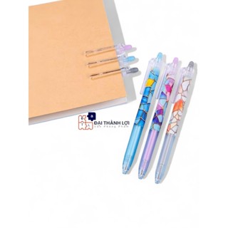  Hộp 10 Bút gel xóa được Thiên Long Mazzic GELE-007 V1,ngòi bút cao cấp 0.5mm màu mực đậm hơn dễ dàng tẩy xóa 