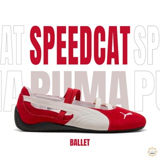 Giày Thể Thao Speedcat Ballet Red White Đỏ Trắng Phong Cách Búp Bê Cho Nữ Clever Man Store
