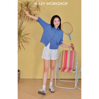 Áo sơ mi nữ Hàn Quốc tay dài Basic Shirt Maxy Workshop