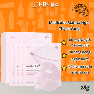  【Chính Hãng Medicube Mặt Nạ Ngủ PDRN DNA Cá Hồi 28g x4 | Dưỡng Ẩm Căng Bóng Mềm Mịn Hạ Nhiệt 