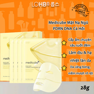  【Chính Hãng Medicube Mặt Nạ Ngủ Thạch Vàng 28g x4 | Sáng Da Căng Bóng Dưỡng Ẩm Ngừa Lão Hóa 