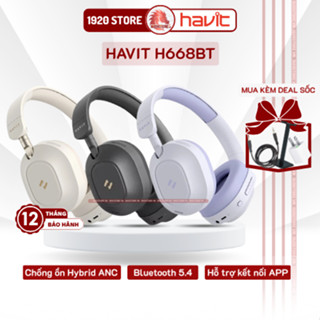  【Hỏa Tốc HCM Tai Nghe Headphone Bluetooth HAVIT LIFE NC01H - H668BT Chống Ồn Chủ Động ANC Nghe Nhạc 80H Hỗ Trợ APP 