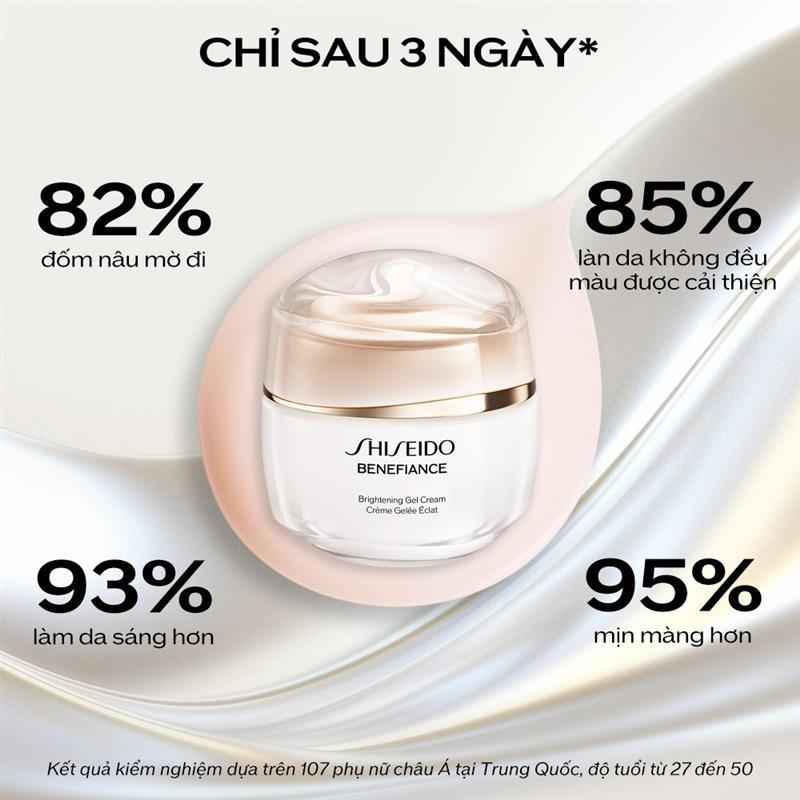 Gel dưỡng trắng da Shiseido Benefiance Brightening Gel Cream 50ml | BigBuy360 - bigbuy360.vn