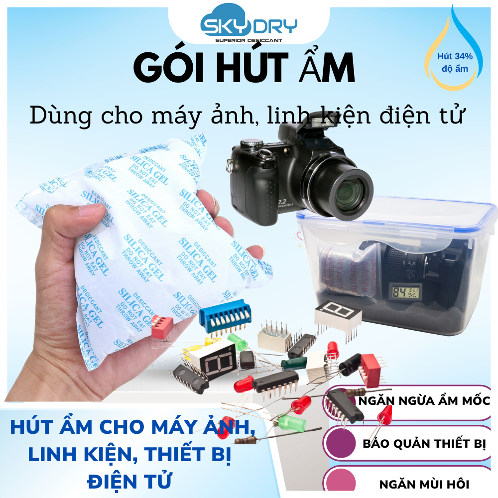 Gợi ý những mẫu gói hút ẩm cho máy ảnh Fujifilm