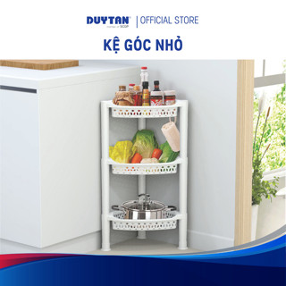 Kệ góc nhỏ 3 4 tầng DUY TÂN nhựa PP, kệ tam giác, đựng đồ đa năng, nhà tắm, nhà bếp