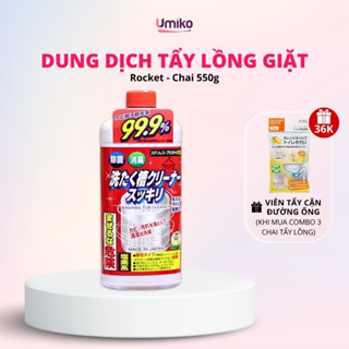  Nước tẩy lồng giặt vệ sinh máy giặt Rocket Nhật Bản 550g - Umiko 