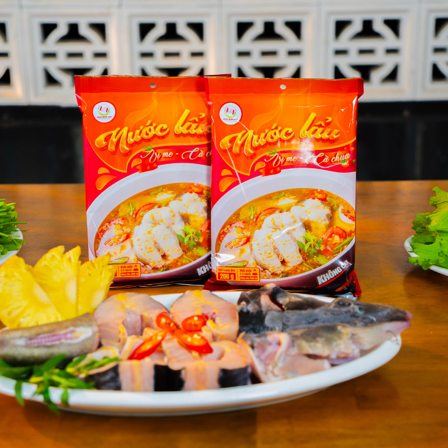 Nước lẩu Cá Tầm