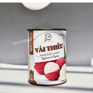 Vải thiều nước đường Cát Long hộp 565gr