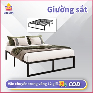 Giường Sắt 1m/1m2/1m6/1m8 Với Thanh Đỡ Bằng Thép metal platform bed frame khung giường khung giường sắt