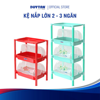 Kệ nắp lớn 2 tầng 3 tầng DUY TÂN nhựa PP, kệ úp chén bát, đựng đồ đa năng