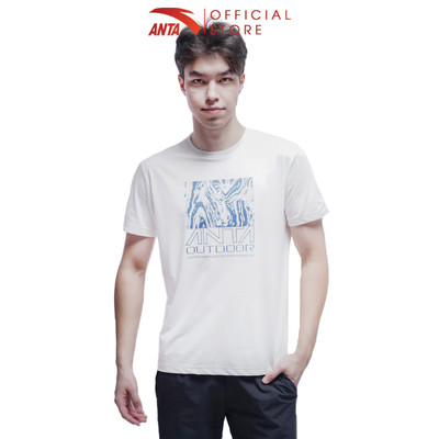ANTA Nam Outdoor Áo thun T-Shirt Tập Gym Chạy bộ Tennis Cầu Lông Pickleball 1525B6101