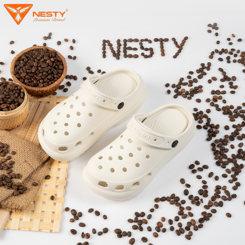 [NE09] Tặng 10 Sticker Dép Sục Nữ NESTY Đế Cao 7Cm Thời Trang Chất Liệu Nhựa EVA Êm Chân Không Mùi
