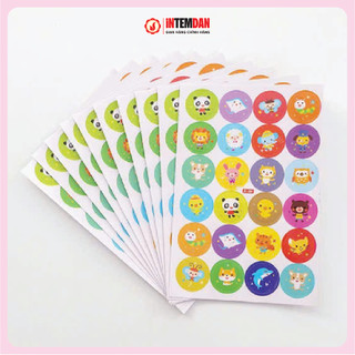 A-08 - Túi Sticker 240 Tem Khen Thưởng Cho Bé VINH LIEN D=2cm Ngộ Nghĩnh, Đáng Yêu, Cute