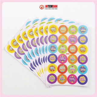 A-01 - Túi Sticker 240 Tem Khen Thưởng Cho Bé VINH LIEN D=2cm Ngộ Nghĩnh, Đáng Yêu, Cute