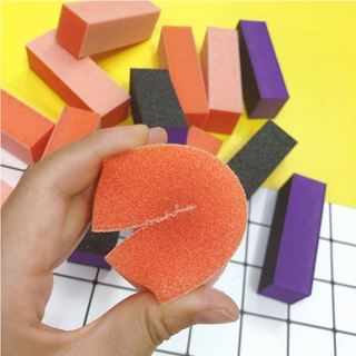 Phao dũa móng tay chà mịn màu cam (2 chiếc), phao dũa làm nailbox
