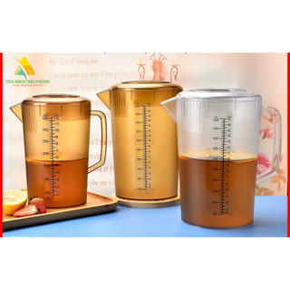 [GIÁ SỈ] Ca đong định lượng chất liệu PC có nắp 2500ml 5000ml