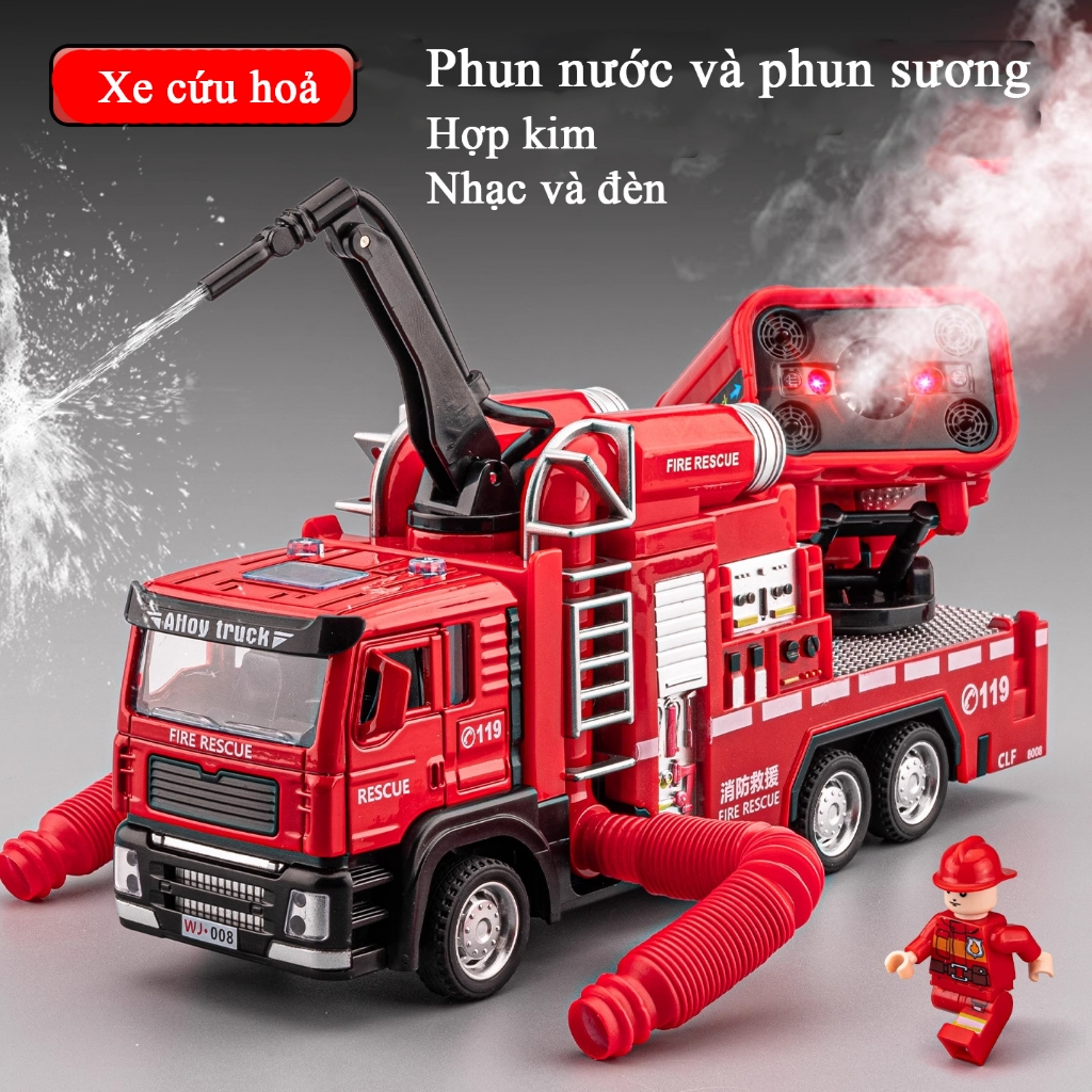Xe Cứu Hỏa KAVY Phun Sương và Nước