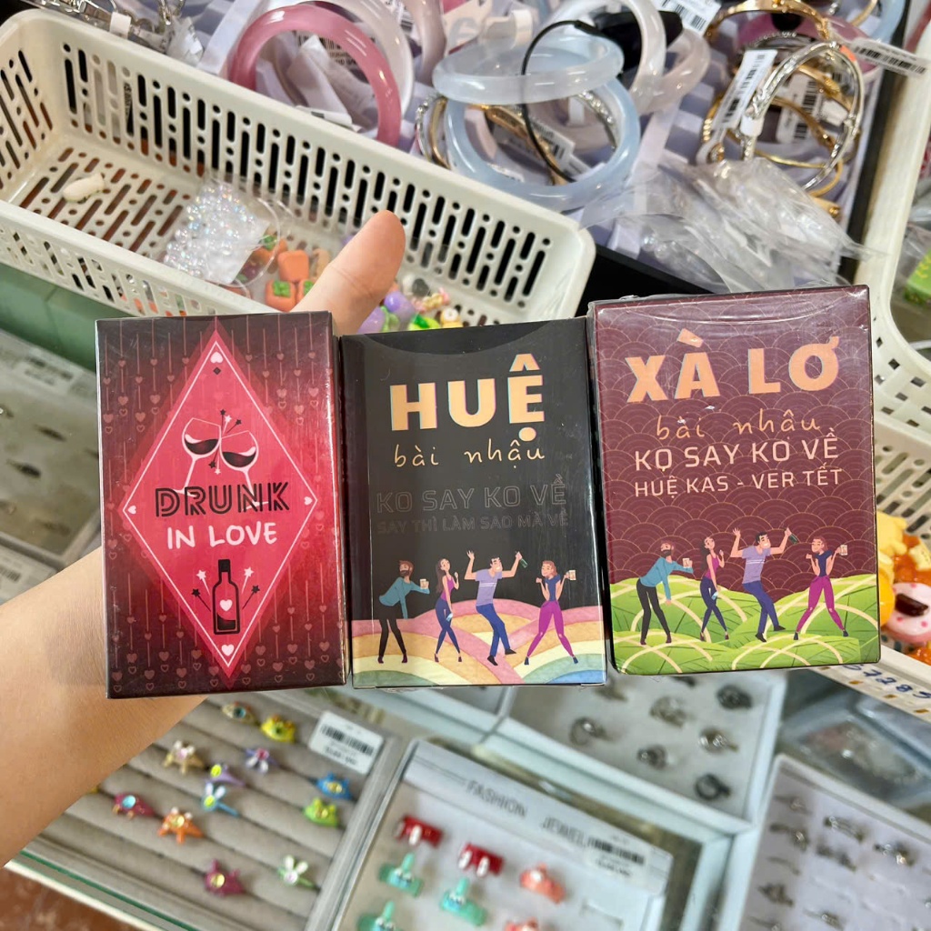Huệ - Bộ Bài Huệ - Game Lật Mặt & Ma Sói - Bộ Bài Nói Hay Làm - Bộ Bài Drunk In Love Họp Lớp Cắm Trạ