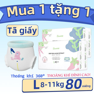  Giá rẻ 2 gói 80miếng Cottony Soft Quần hữu cơ chống hăm cho bé size M L XL XXL XXXL Bỉm quản tả quán cho  thấm hút tốt 