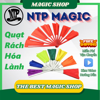 Ảo thuật quạt rách hóa lành mẫu mới nan quạt cực dày, keo chắc (hướng dẫn người chơi)