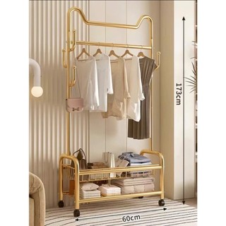 Giá treo quần áo kết hợp kệ để đồ siêu tiện lợi - oder