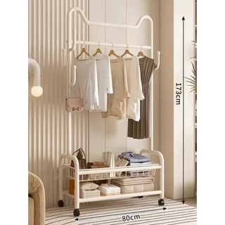 Giá treo quần áo kết hợp kệ để đồ siêu tiện lợi - oder