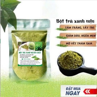 Bột Trà Xanh Dưỡng Da Nguyên Chất Handmade