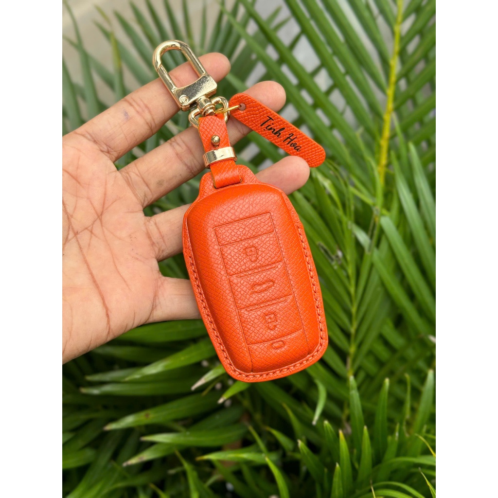 Bao Da Chìa Khoá Vinfast VF5, Limo Green, MPV 7, Herio Green, Nerio Green - Da Bò Epsom - Bảo Hành 1