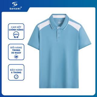 Áo Polo Nam SAVANI Cao Cấp, Áo Thun Nam Có Cổ Chất Coolmax Mềm Mịn, Thấm Hút Mồ Hôi Tốt MPU027S5