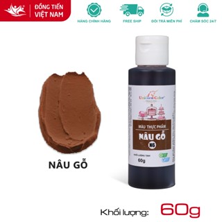  Màu Thực Phẩm Nâu Gỗ Unicorn Không Đắng 60gr A06 