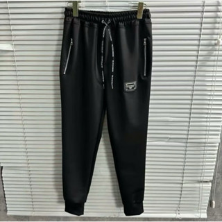 Quần Jogger nam - quần dài nam Donche Nam Nữ Chất Umi Dày Dặn logo khóa túi Quần Jogger Boy Phố Nam Nữ quần donche