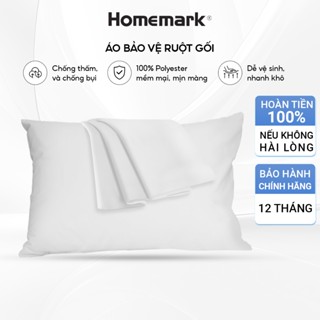 Áo Bảo Vệ Ruột Gối Homemark 50x70cm - Chống Bẩn, Chống Thấm, Khóa Kéo Tiện Lợi
