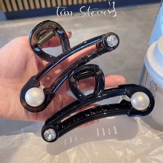  Kẹp tóc bấu dài nhiều kiểu nhựa đẹp TÍM STORE phụ kiện búi tóc phong cách sang trọng 