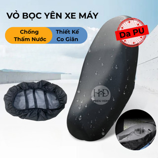 Vỏ Bọc Yên Xe Máy Bằng Da Pu Co Giãn Chống Nước Chống Trầy Xước Chống Thấm Nước Chất Lượng Cao Tự Lắp Đặt 