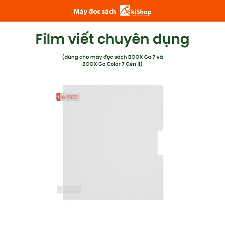 Film chuyên dụng 7 inch cho dòng máy đọc sách go7 series