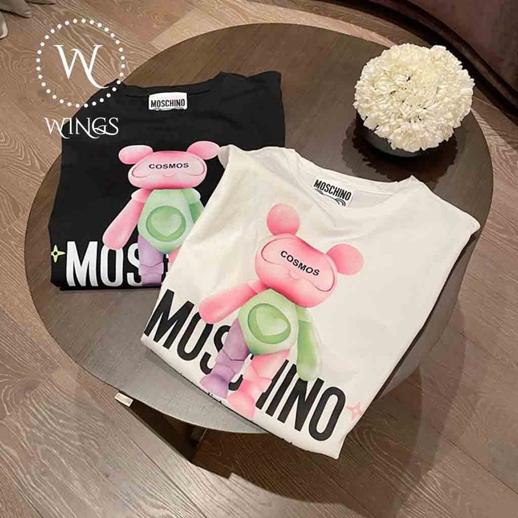 Áo thun nữ Cotton fom rộng oversize Moschino Comos