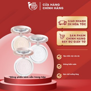 [Vietnam Edition] Phấn Phủ Nén MENOW Kiềm Dầu, Không Thấm Nước Matte Tulle Makeup Powder 8.5g